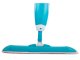 Flat Spray Mop with Reusable Microfiber Pad and 360 Swivel Head, Blue
