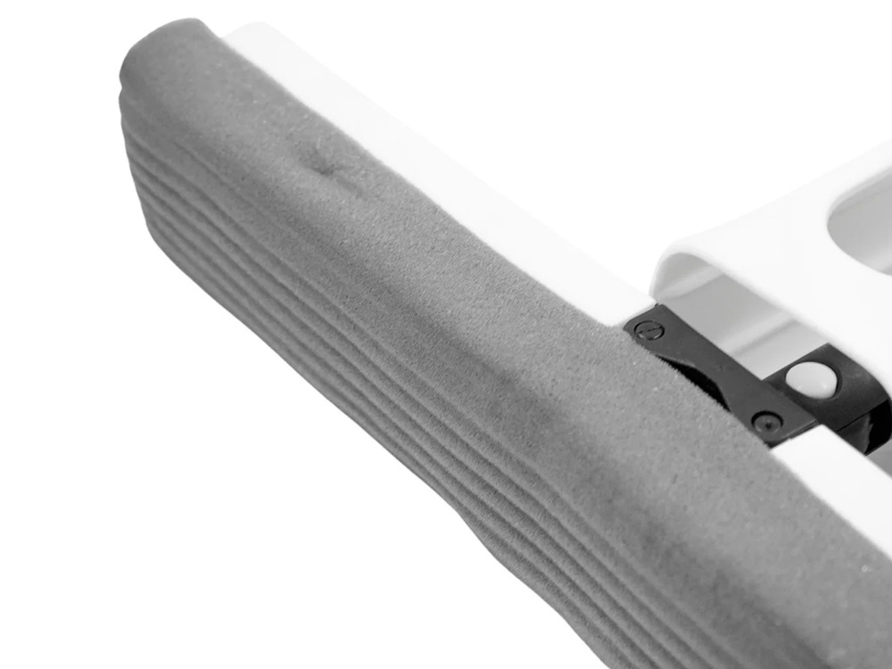 Super absorbent folding sponge mop with wringer for floor cleaning, white (0)