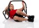 AB Trainer Abdominal Machine Exercise Crunch Roller Workout Exerciser