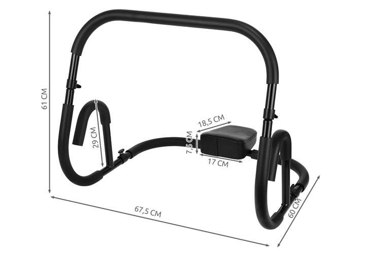 AB Trainer Abdominal Machine Exercise Crunch Roller Workout Exerciser (5)
