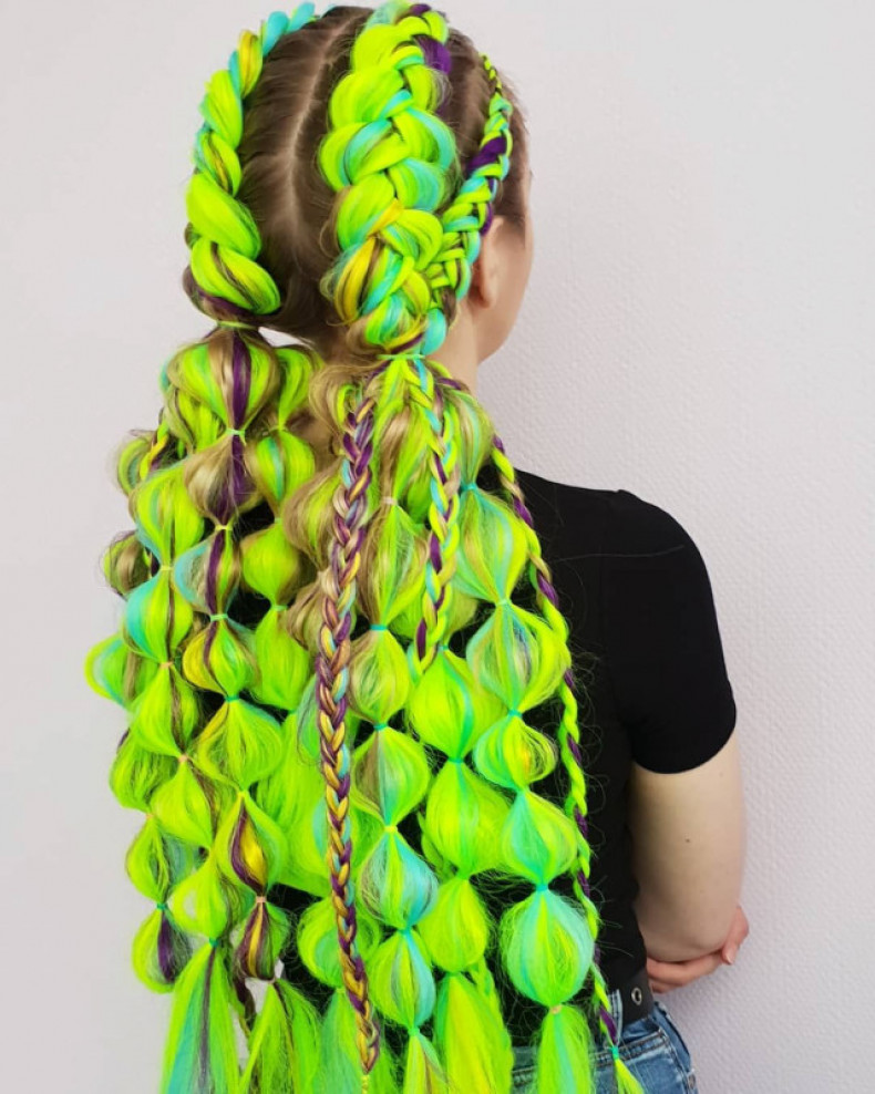 Kanekalon Synthetic Afro Braids for Hairstyles 60cm, Pastel (0)