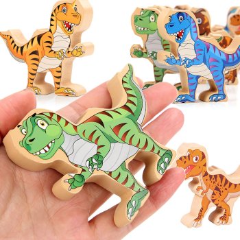 Dinosaur Balancing Game T-Rex Stacking Blocks Tower Jhtoy-640