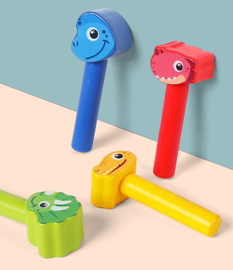 Wooden Pop Up Dinosaur Dexterity Game Jh-0094 (3)