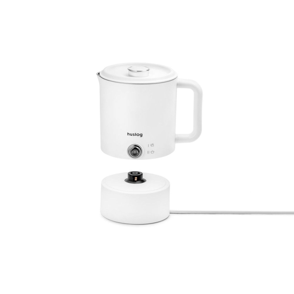 Huslog Travel Kettle 0.8L with Temperature Control, white (0)