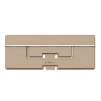 Ergonomic Laptop Stand Nillkin DualWing, Portable Adjustable Riser for Desk, Beige