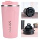 Smart Thermal Mug with LCD Temperature Display, 510 ml, Pink