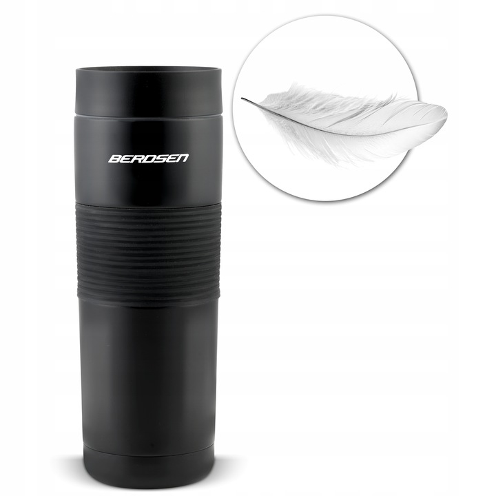 BERDSEN BD-784 Thermal Mug Bottle Thermos Flask for Hiking Picnic 590 ml, Black (2)