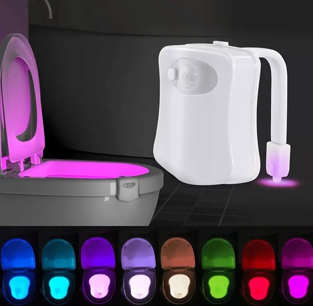 LED Toilet Lamp with Light and Motion Sensor (2)