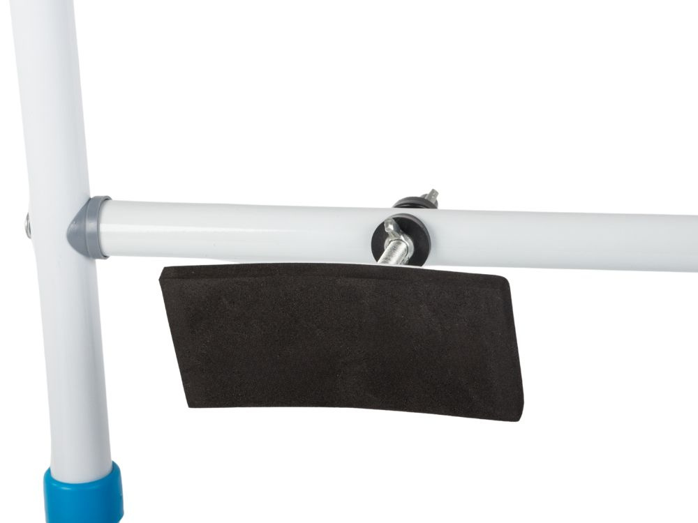 Adjustable toilet safety rail for seniors, stable metal support, 53–56 cm (1)