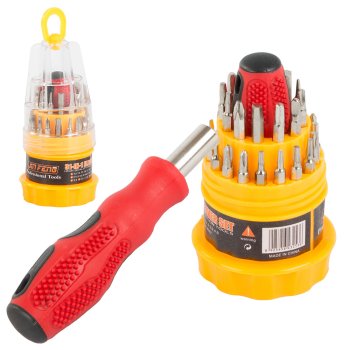 31-piece precision magnetic Torx screwdriver set