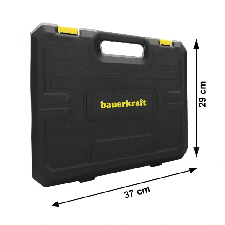 Bauerkraft 140-Piece Tool Set with Case, Wrenches, Sockets & Screwdrivers (3)
