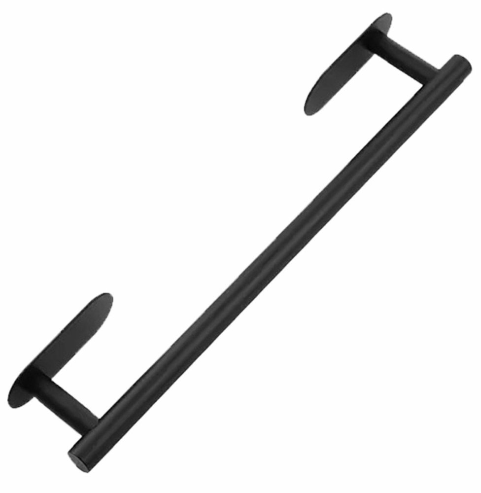 Metal Towel Rack Hanger Holder, 40cm, Black (2)