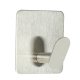 Ex-Display Self-Adhesive Wall Hooks, Stainless Steel Set of 4, Silver