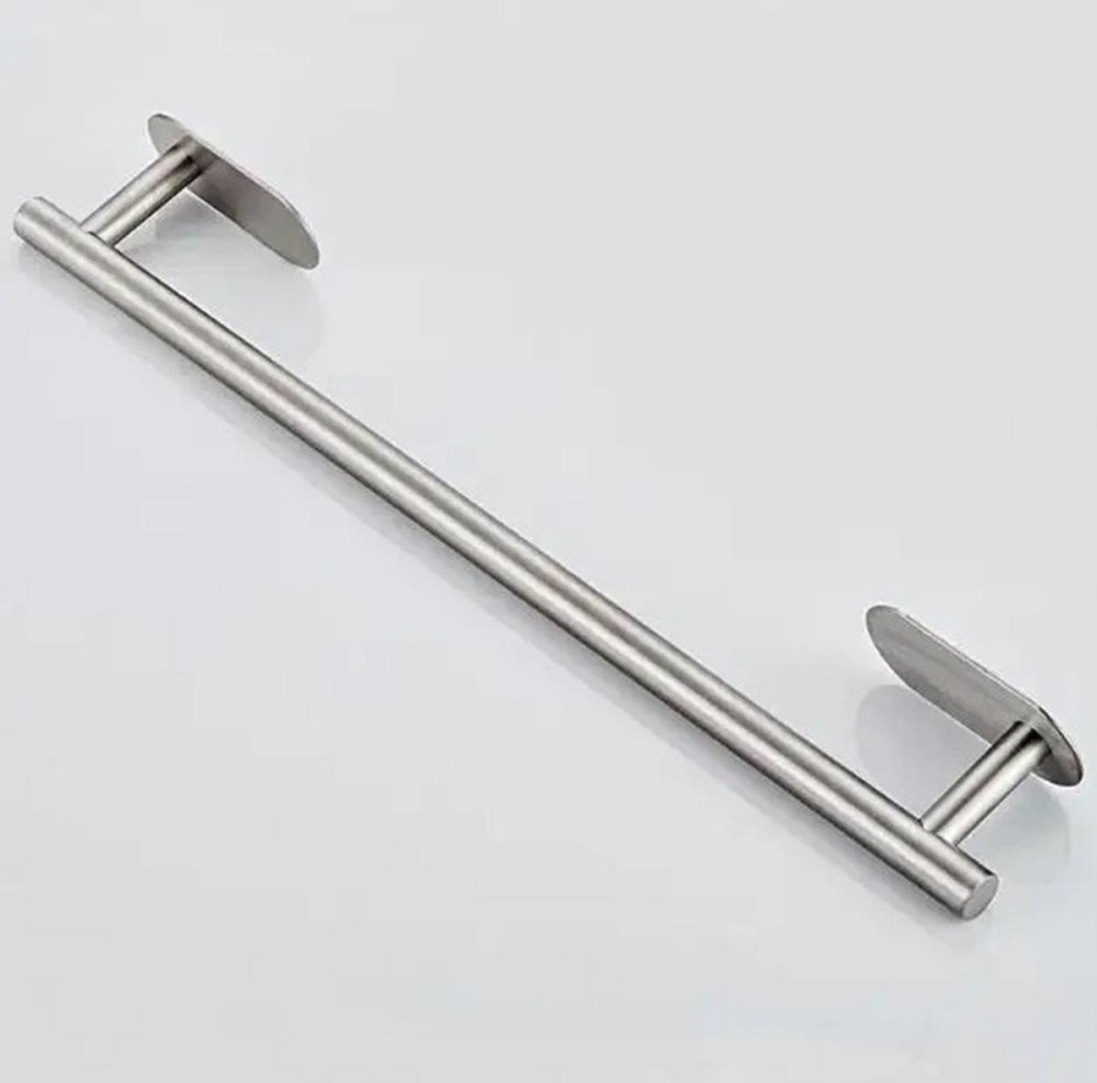 Metal Towel Rack Hanger Holder, 40cm, Silver (2)