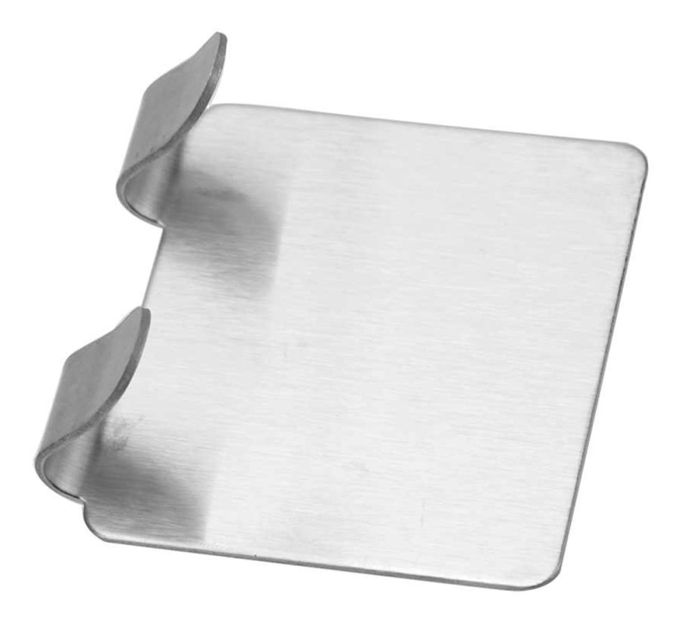Razor Holder Wall Hanger with Two Hooks, Silver (1)