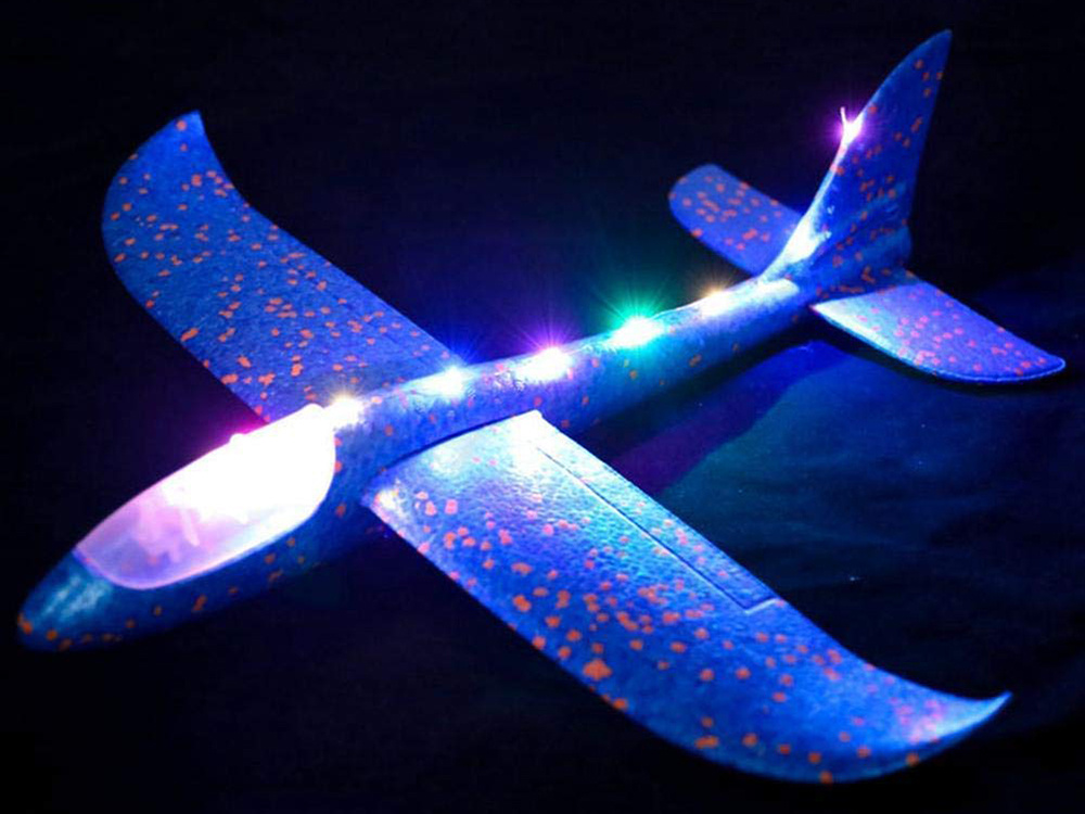 47Cm Lighting Led Globe Styropian Airplane Large (1)