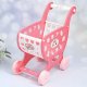 Kids Shopping Cart with 18 Piece Toy Food Grocery Playset for Toddlers, Pink