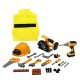 Kids Tool Set with Battery-Powered Screwdriver, Saw & Helmet