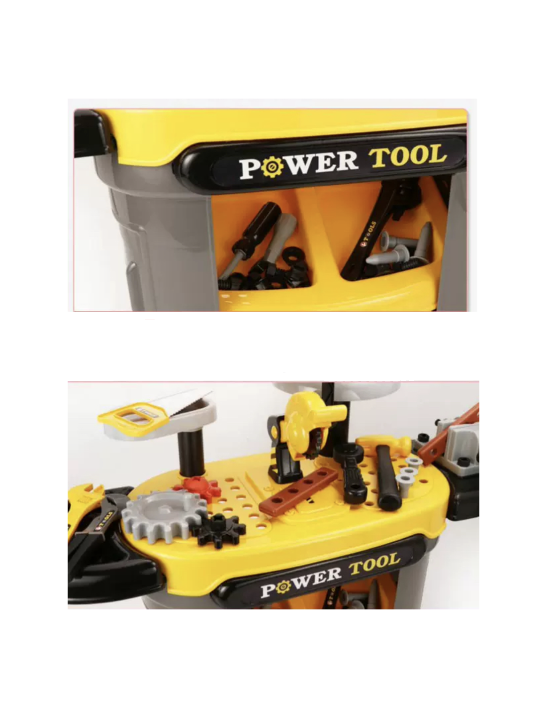 Kids Workshop Toy Workbench with a Set of Tools (3)