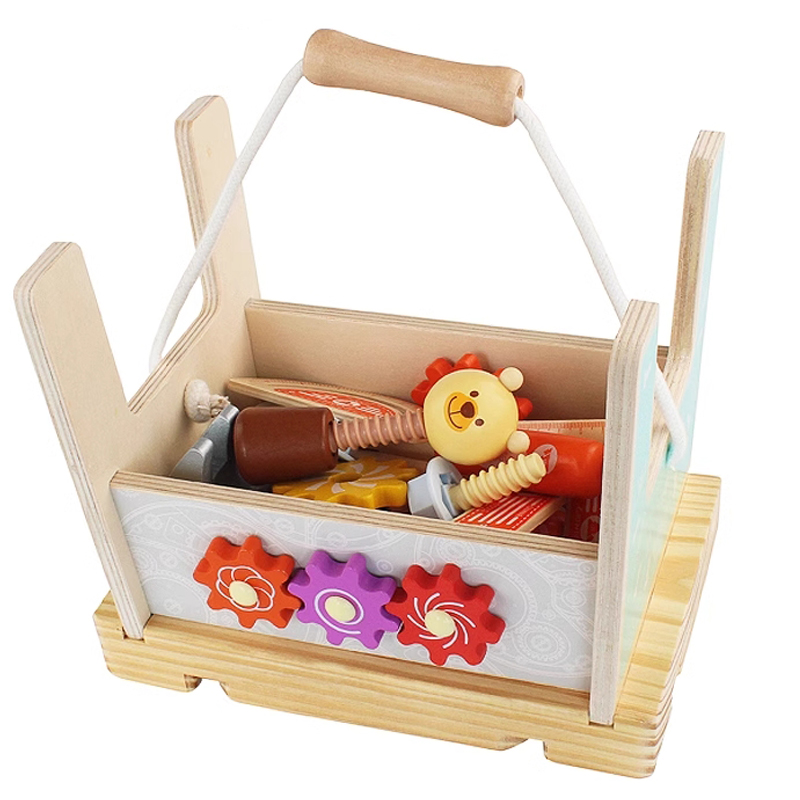 Wooden Workshop for Kids Play Tools DIY Set (8)