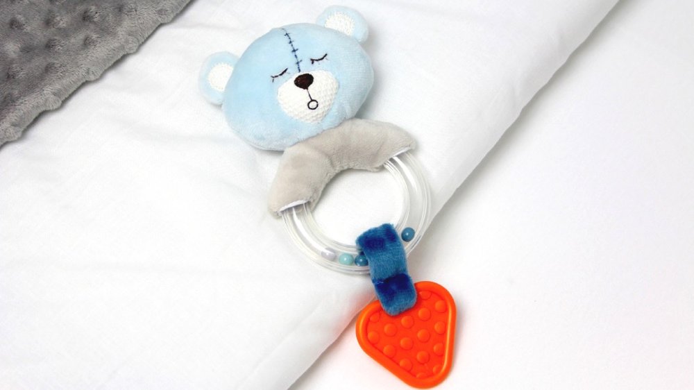 Bear Rattle Teether Toy for Infants and Newborns (0)