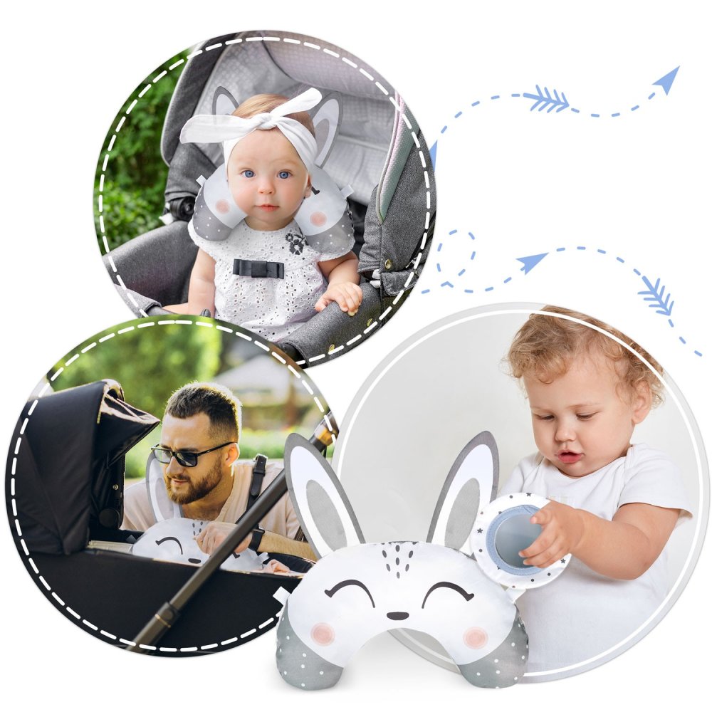 Toddler Sensory Pillow with Rattles (Nukido) (1)