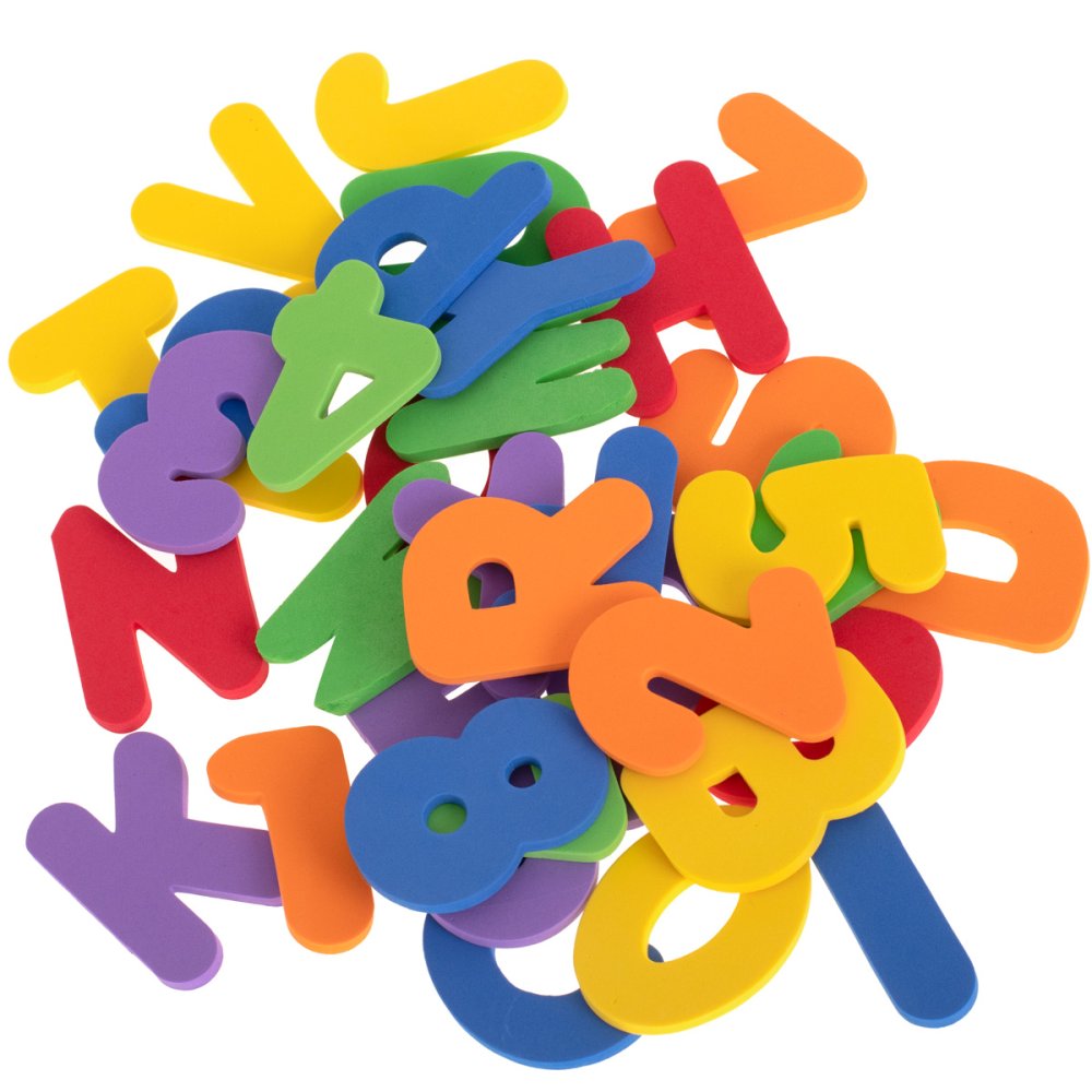 Foam Floating Bath Toys Numbers Letters, 36 pcs. (5)