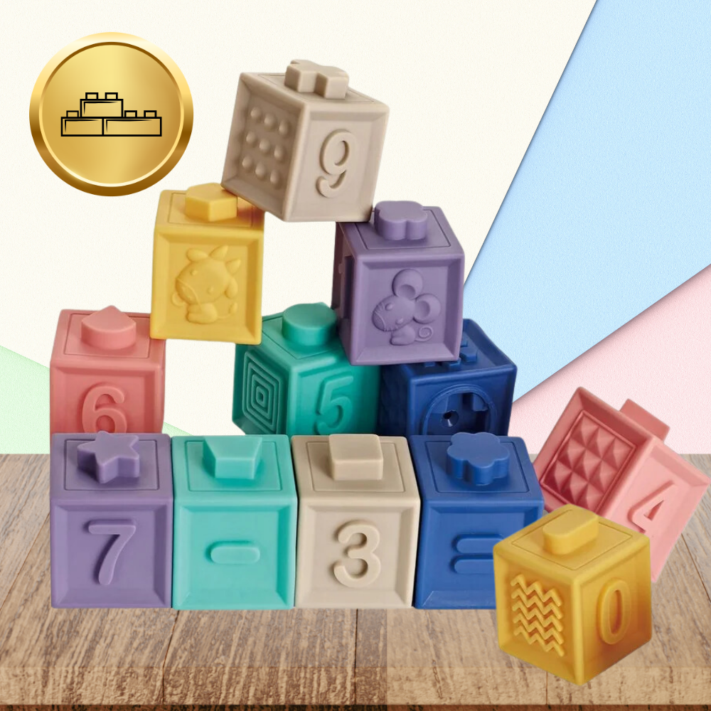 Soft Creative Sensory Blocks for Infants "Numbers", 13 Elements (0)