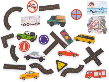 Baby Bath Water Toys Road City Cars