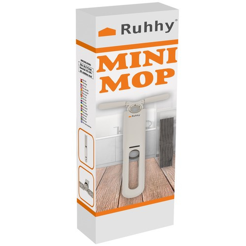 Ruhhy Self-Squeezing Mini Mop 24345 with 2 Pads (0)