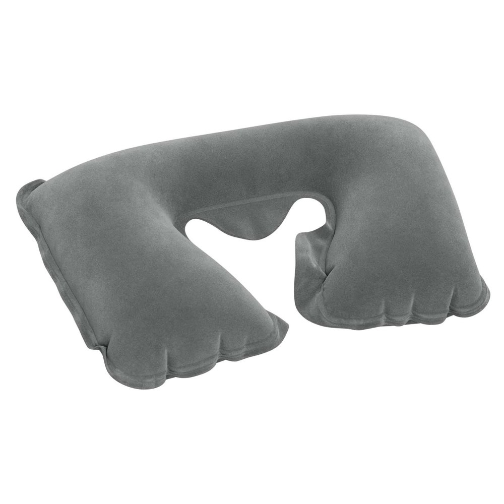 Inflatable travel neck pillow Bestway 67006, 37 x 24 x 10 cm, grey (2)