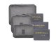 Packing Cubes for Suitcases, Set of 6 Travel Organizers, Grey