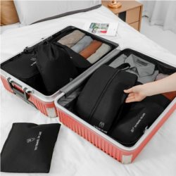 Luggage Suitcase Organiser Travel Garment Bags for Clothing, Underwear, Cosmetics etc., Set of 7 (1)