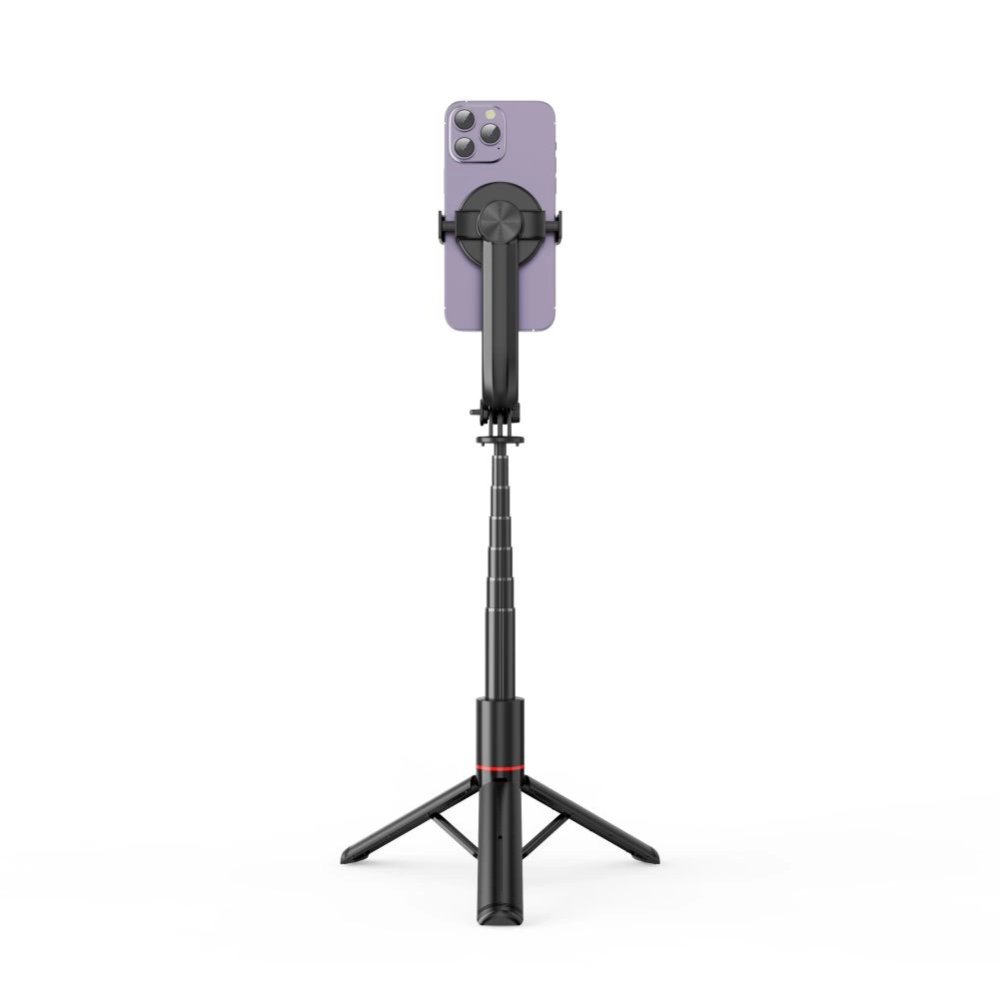 Tech-Protect L04S Selfie Stick with Tripod Telescopic Stand and Bluetooth Remote Control, Black (0)