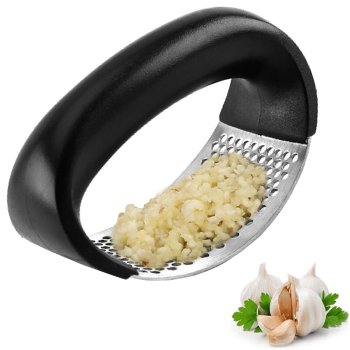 Stainless Steel Garlic Press (10×5 cm)