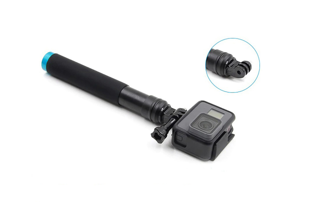 Telesin Selfie Stick with Tripod Telescopic Stand for GoPro and Phone, Black (0)