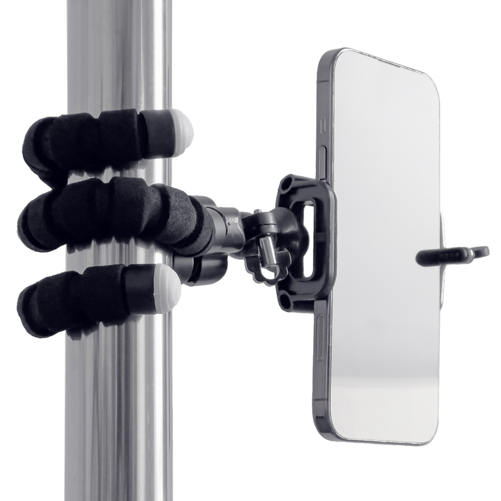 Eleastic tripod a phone and a selfie camera (0)