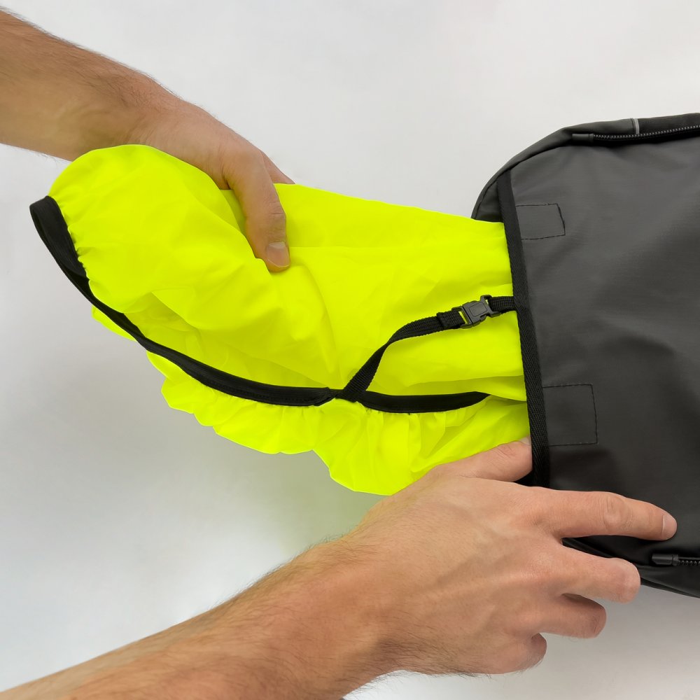 Wozinsky WBB30BK Two-piece Bicycle Trunk Bag Backpack 2in1 30L, Black (7)