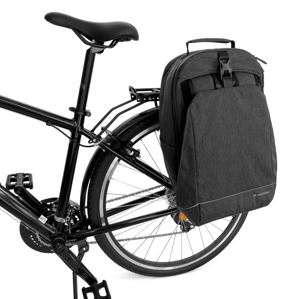 Wozinsky WBB33BK Bicycle Trunk Bag Backpack 2in1 30L, Black (5)