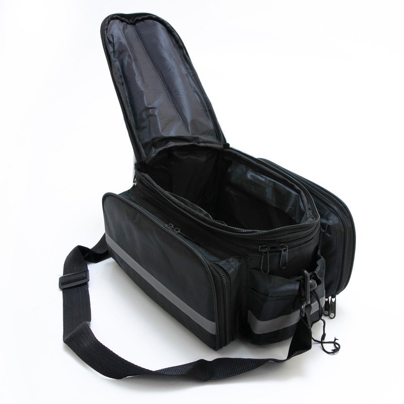 Comfortable Bicycle Bag on the Trunk - 30x25x25cm, Black (2)