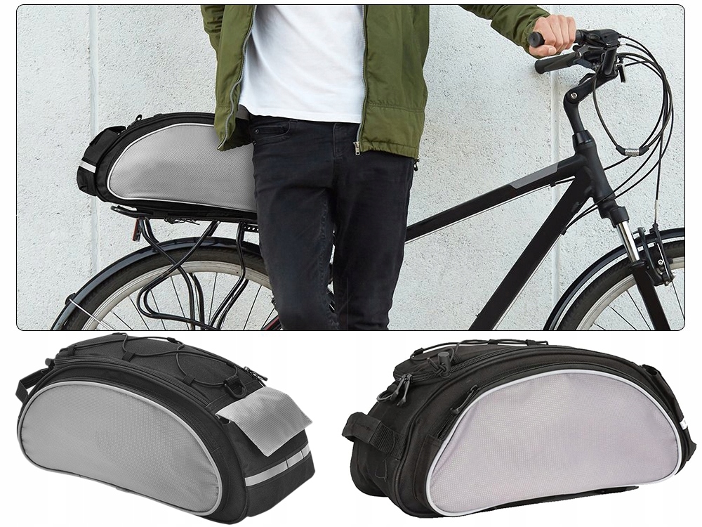Comfortable Bicycle Bag on the Trunk 13L, Black (0)
