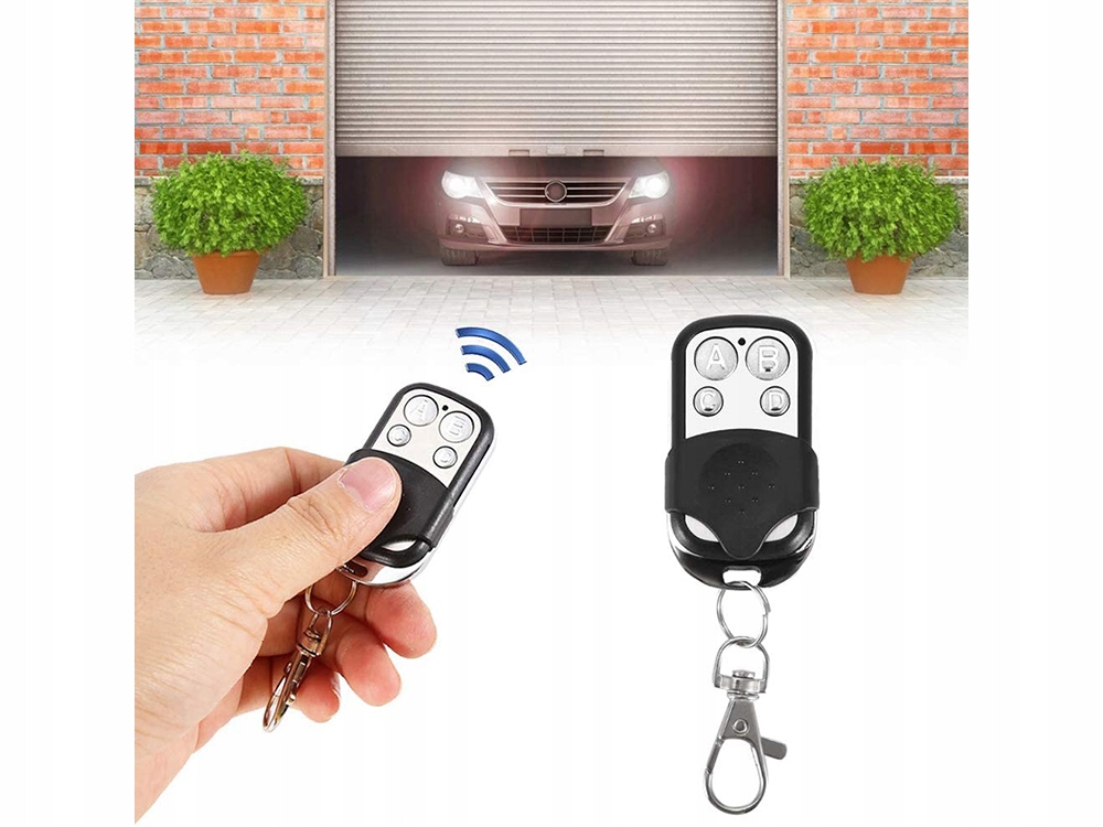 Mini Universal Remote Control for Barriers Alarm Systems Gates Programmable Duplicator, 433.92 MHz (1)