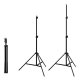 Puluz PKT5204 2x2m Photo Studio Background Support System with 3 Backdrops, Black