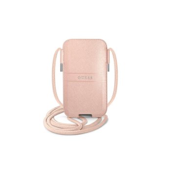 Guess Torebka Guphmpsasbpi 6,1" Różowy/pink Saffiano Strap