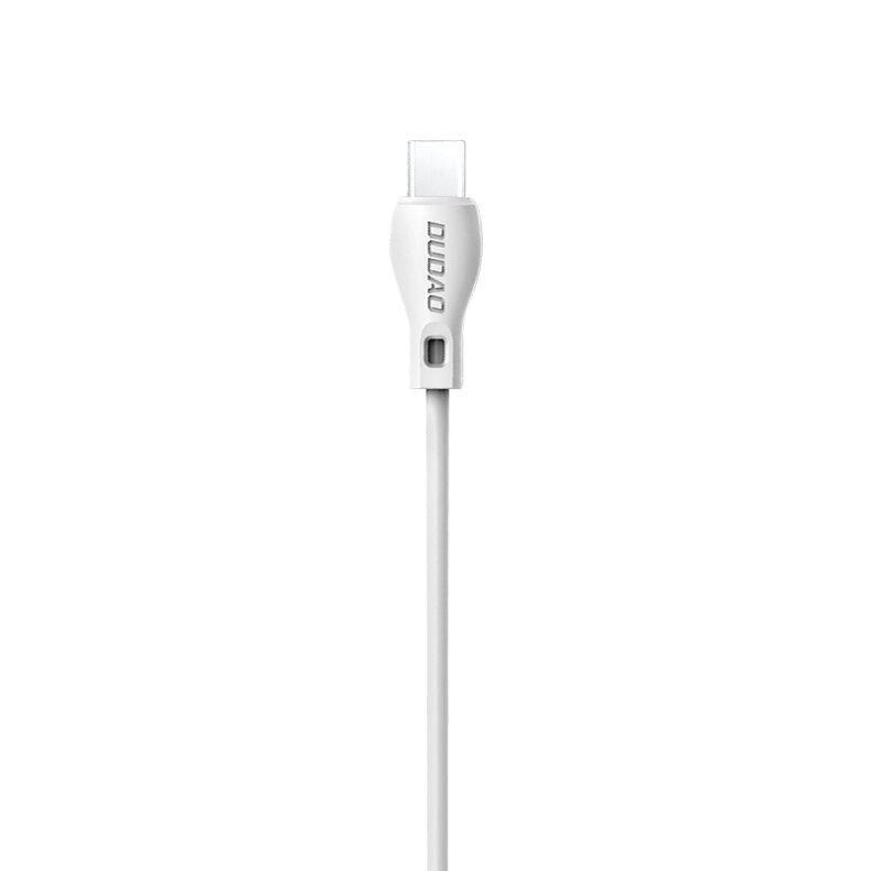 Dudao USB Type C Data Charging Cable 2.1A 1m, White (0)