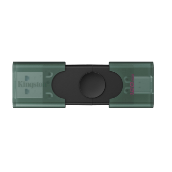 Kingston 128GB USB-A and USB-C 3.2 Gen 1 Flash Drive DataTraveler Duo