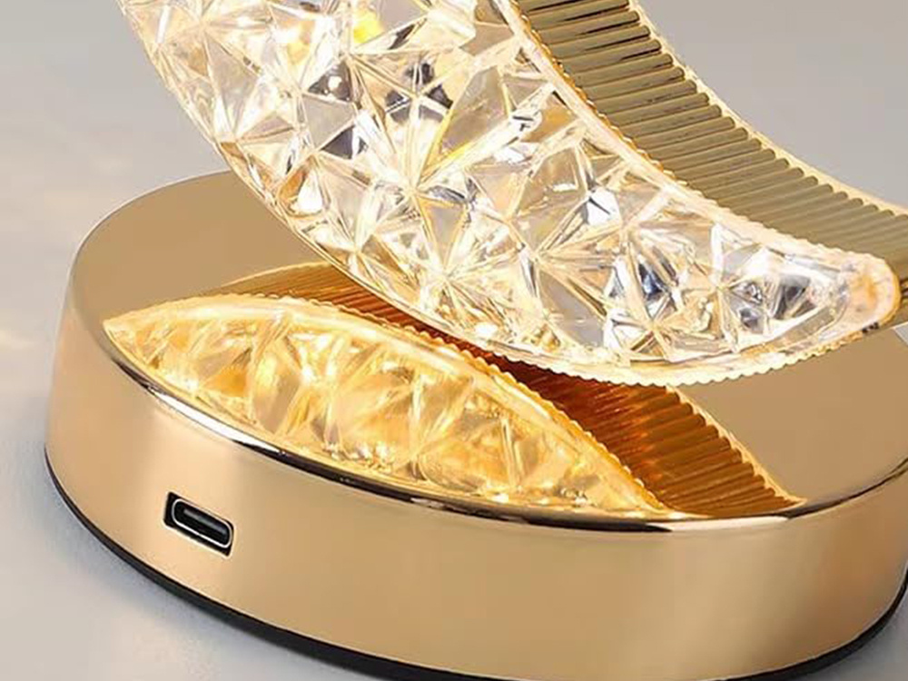 Moon-Shaped LED RGB Crystal Table Night Lamp with USB Charging (2)