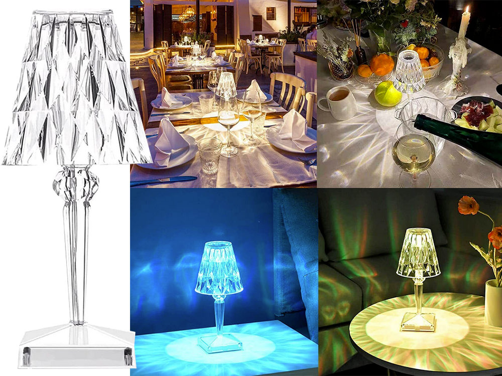 LED RGB Crystal Table Night Lamp with USB and Remote Control (3)