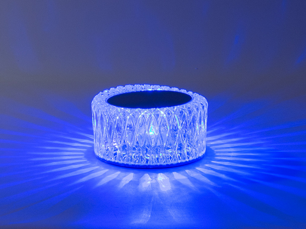 LED Crystal Table Night Lamp with RGB Lighting, USB, Remote Control (1)