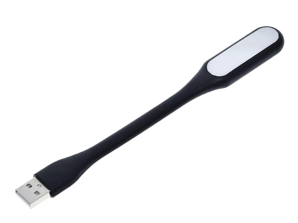 Silicone USB LED Lamp Light For Notebook & PC, Melns (4)